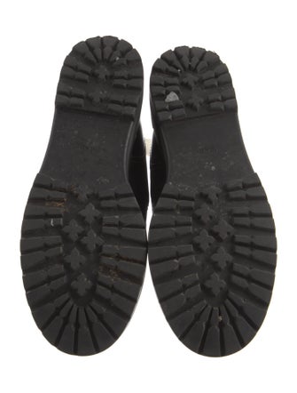 Prada Leather Combat Boots