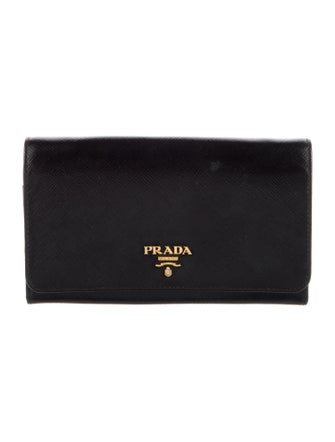 Prada Saffiano Metal Leather Wallet