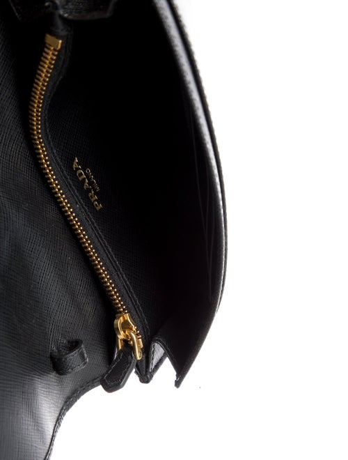 Prada Saffiano Metal Leather Wallet