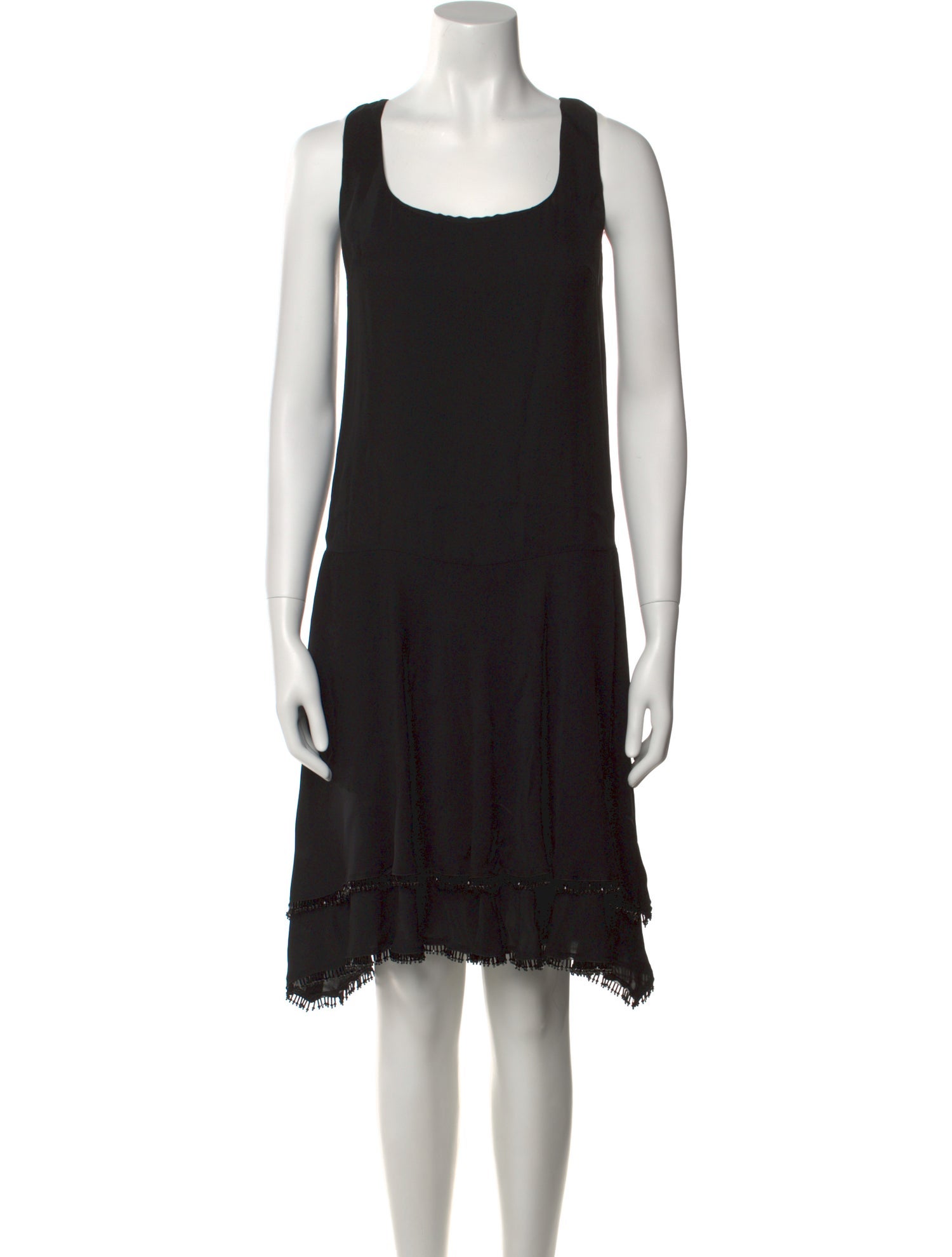 Prada Scoop Neck Knee-Length Dress