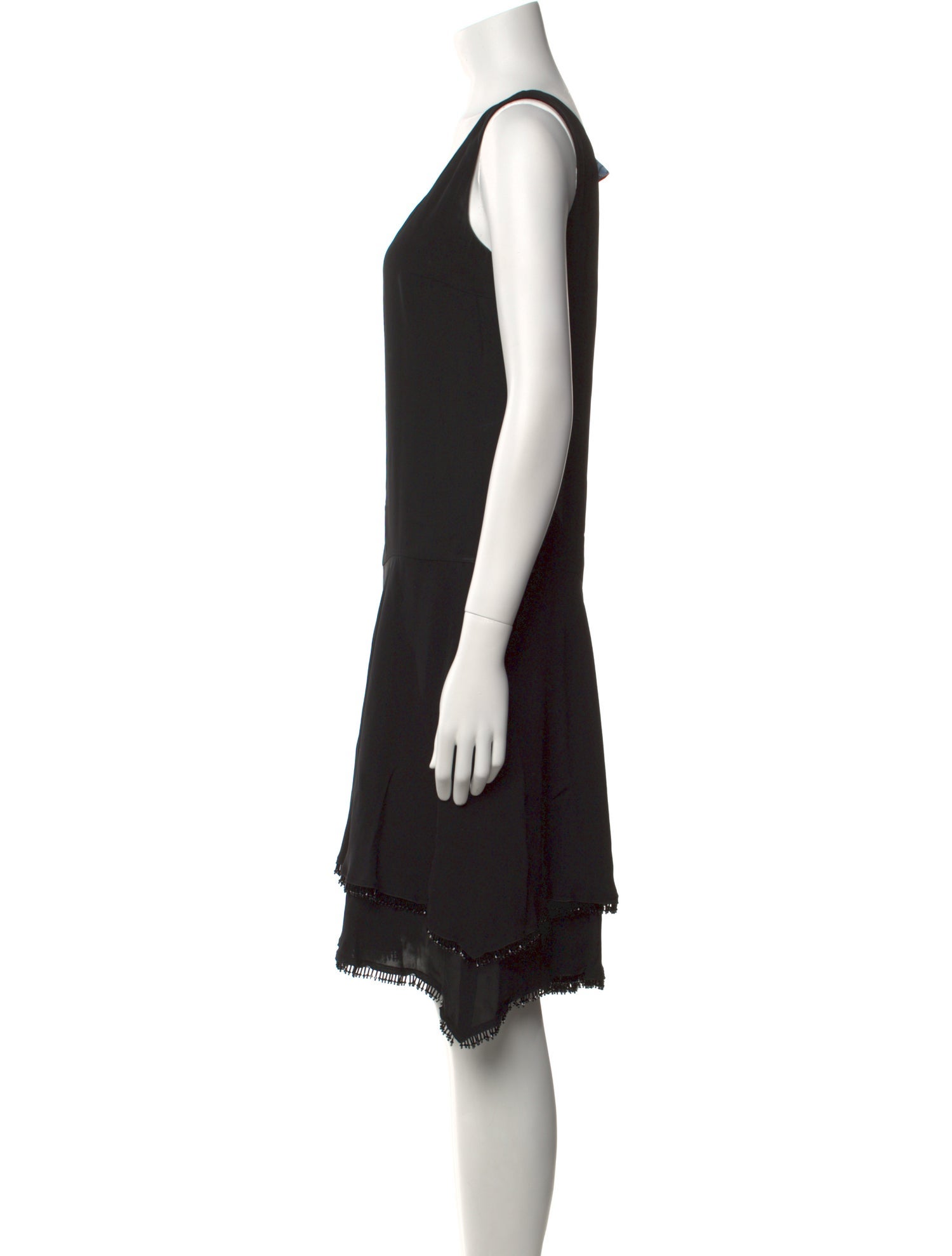 Prada Scoop Neck Knee-Length Dress