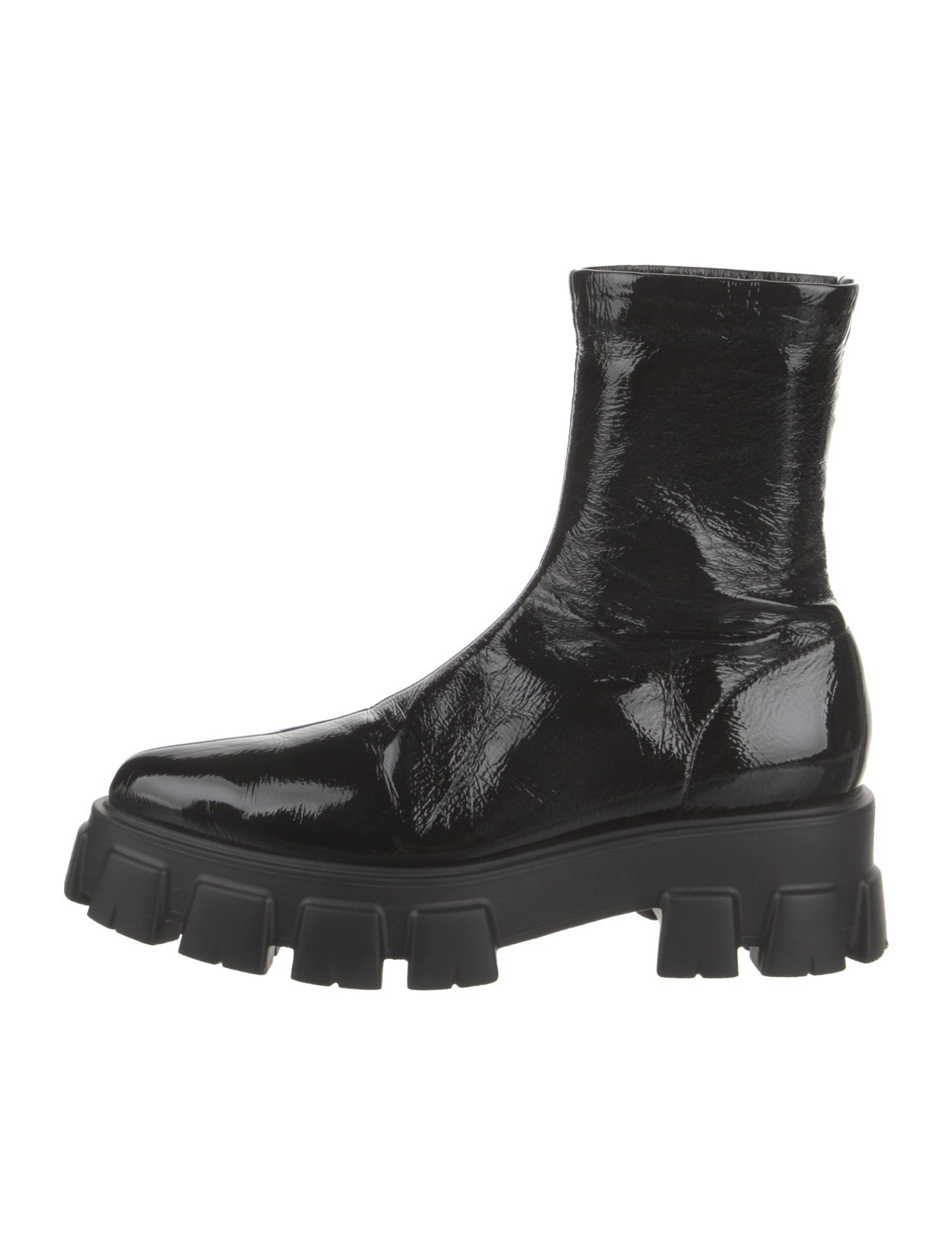 Prada Patent Leather Boots