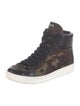 Prada Canvas Camouflage Print Sneakers