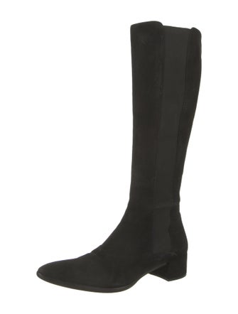 Prada Suede Riding Boots