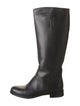 Prada Leather Riding Boots