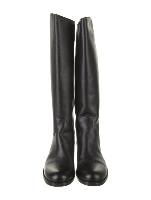 Prada Leather Riding Boots