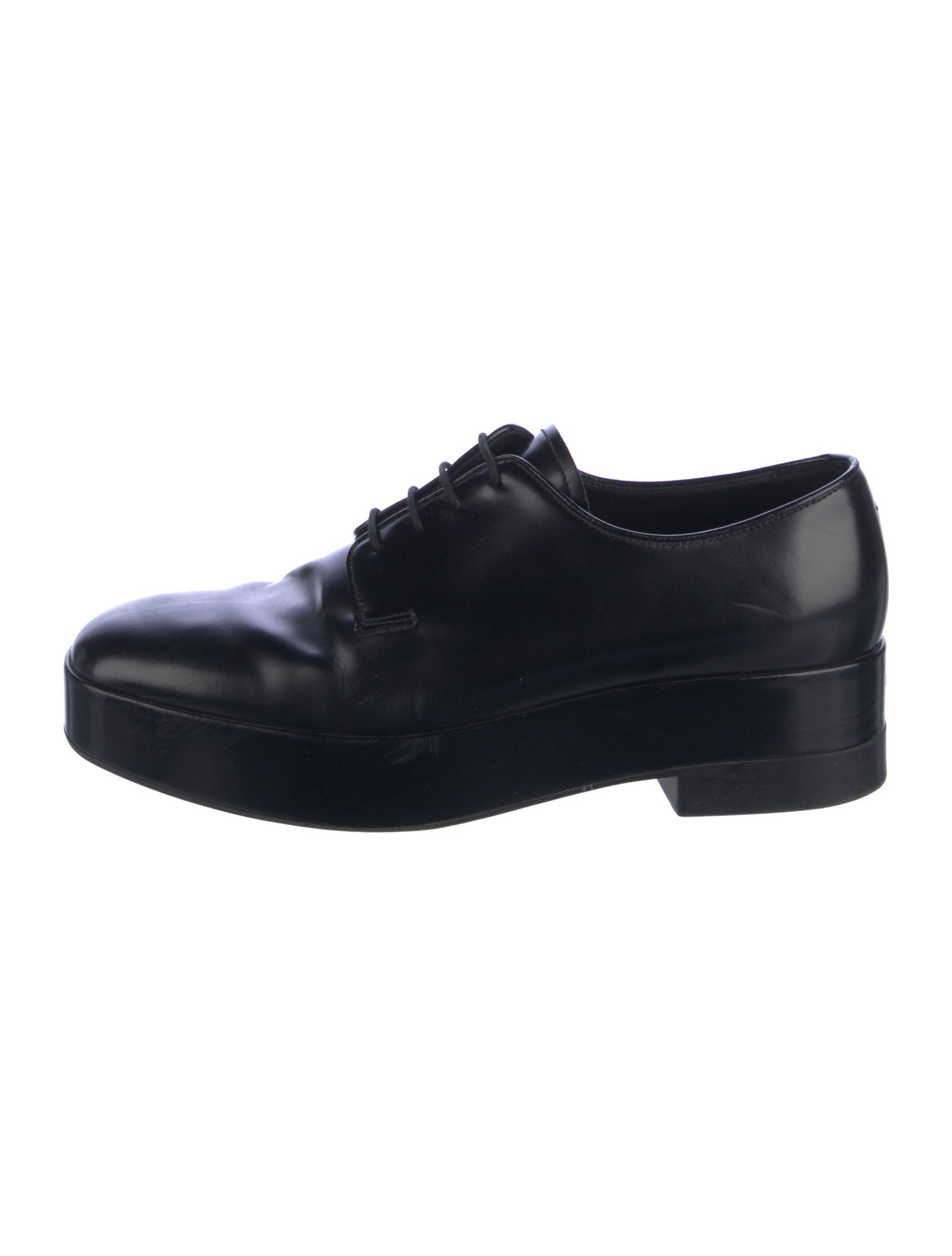 Prada Leather Derby Shoes