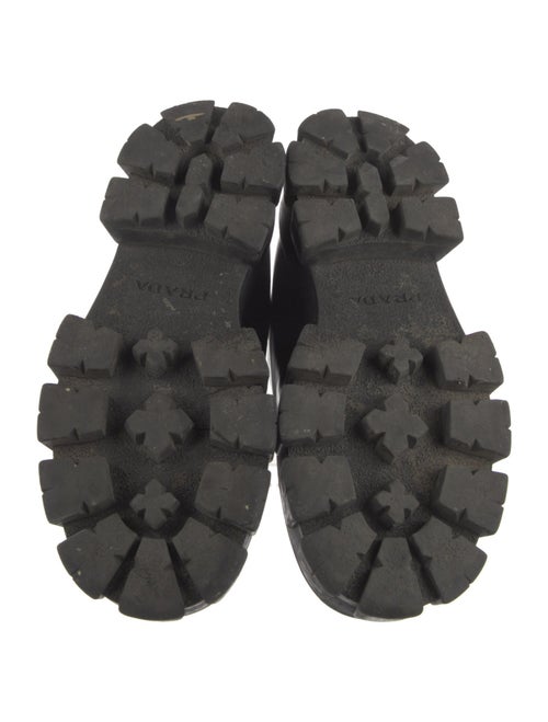 Prada Monolith Leather Oxfords