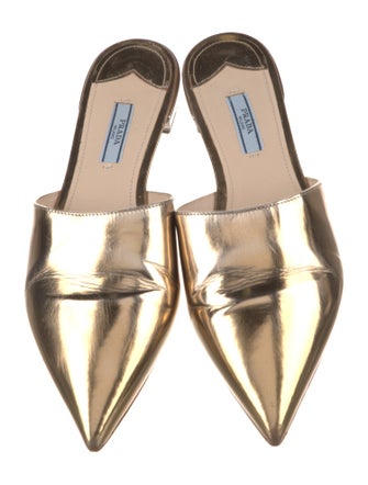Prada Patent Leather Mules