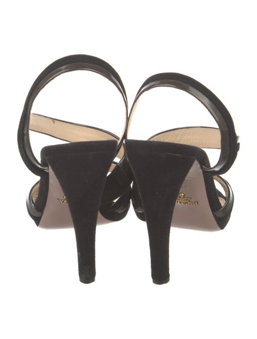 Prada Suede Slingback Sandals