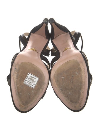 Prada Suede Slingback Sandals