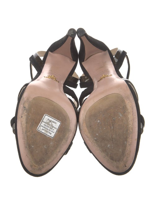 Prada Suede Slingback Sandals