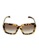 Prada Square Gradient Sunglasses