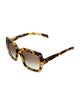 Prada Square Gradient Sunglasses