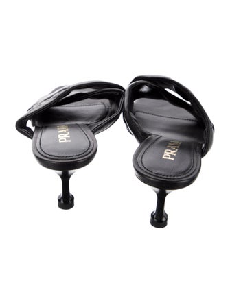Prada Leather Slides