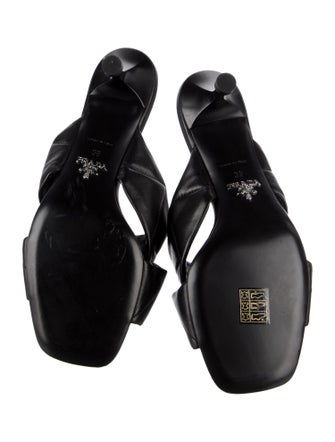 Prada Leather Slides