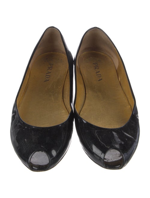 Prada Patent Leather Ballet Flats