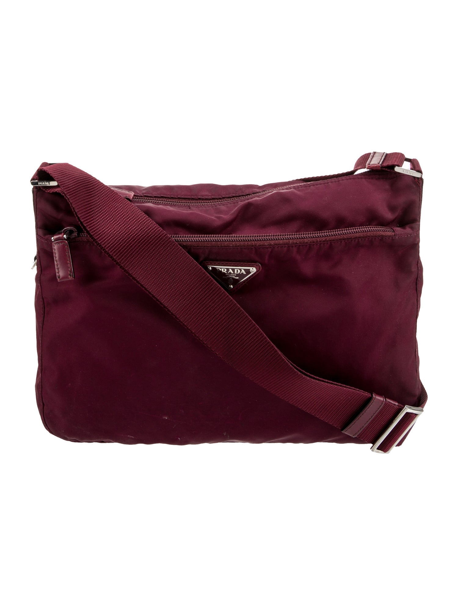 Prada Vela Nylon Shoulder Bag