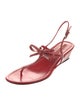 Prada Patent Leather Slingback Sandals