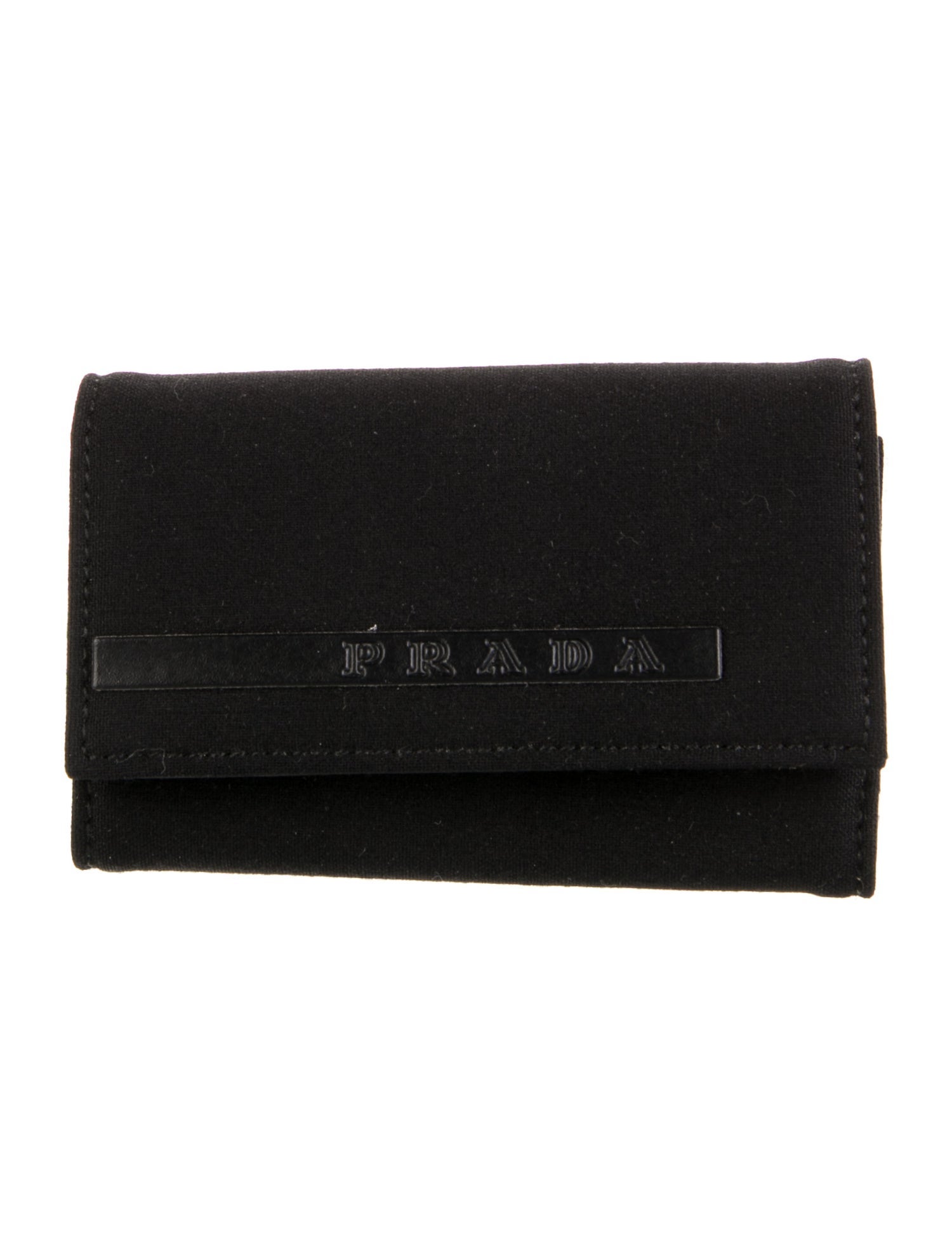 Prada Canvas Trifold Wallet