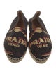 Prada Canvas Graphic Print Espadrilles