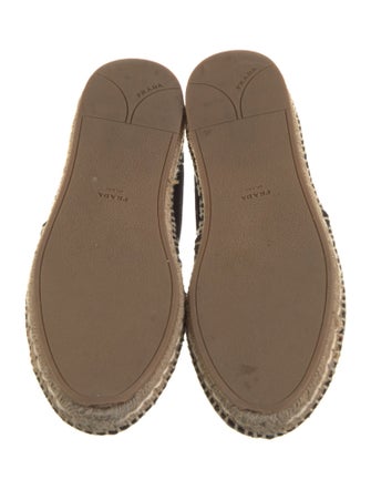 Prada Canvas Graphic Print Espadrilles