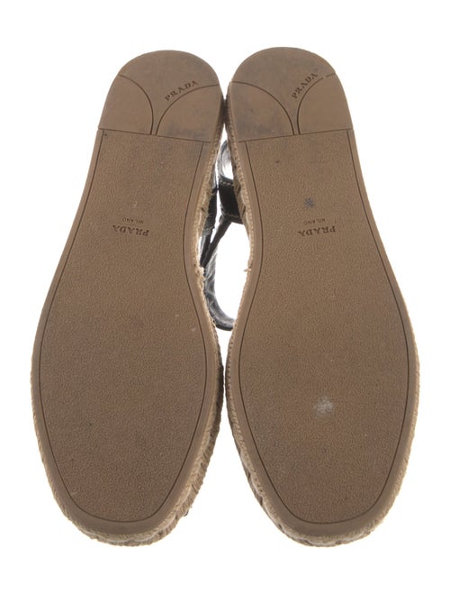 Prada Leather Espadrilles