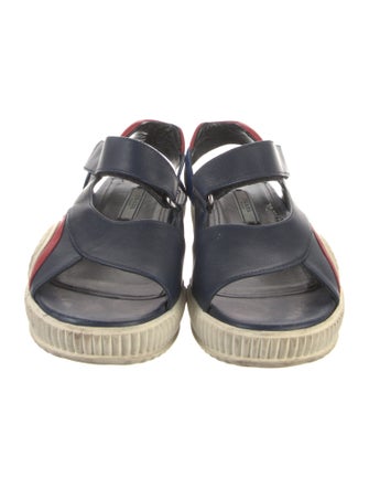Prada Leather Printed Espadrilles