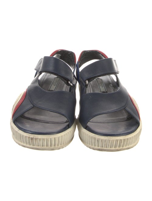 Prada Leather Printed Espadrilles