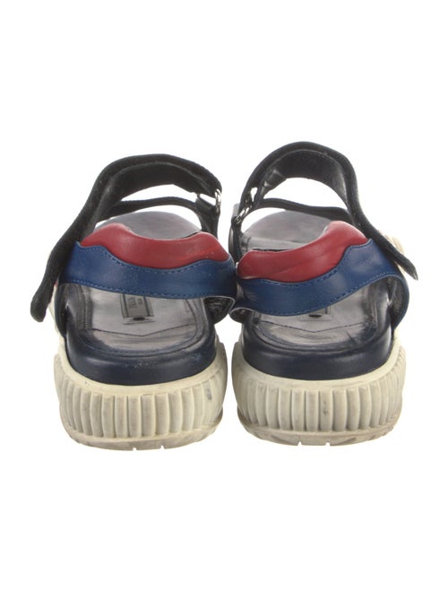 Prada Leather Printed Espadrilles