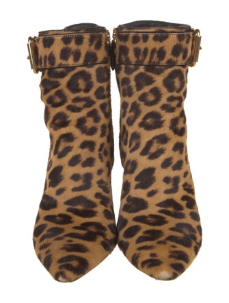 Prada Ponyhair Animal Print Boots