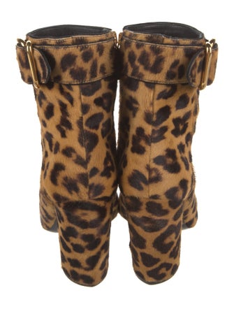 Prada Ponyhair Animal Print Boots