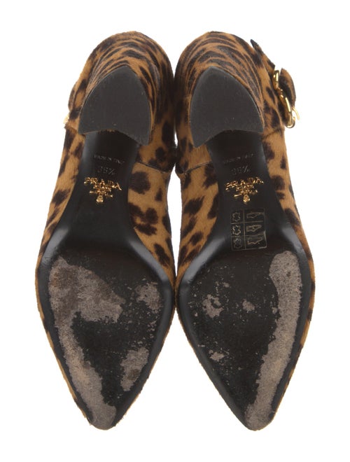 Prada Ponyhair Animal Print Boots