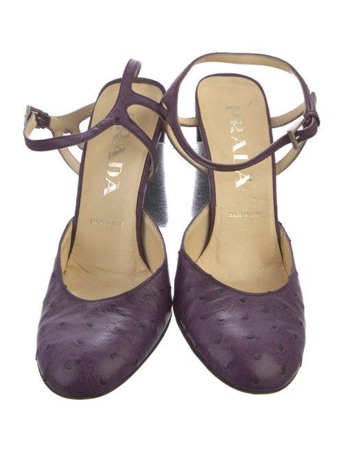 Prada Leather Slingback Pumps