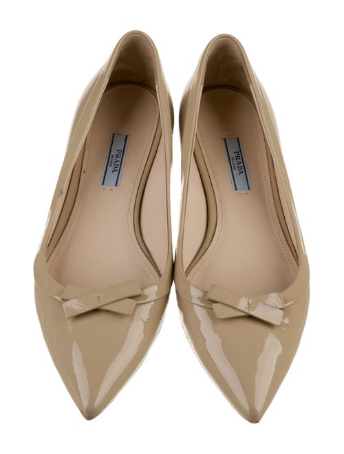 Prada Patent Leather Ballet Flats