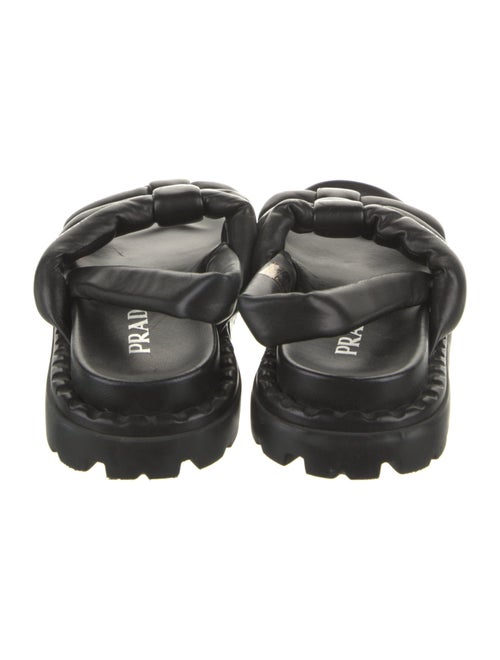 Prada Leather Slingback Sandals