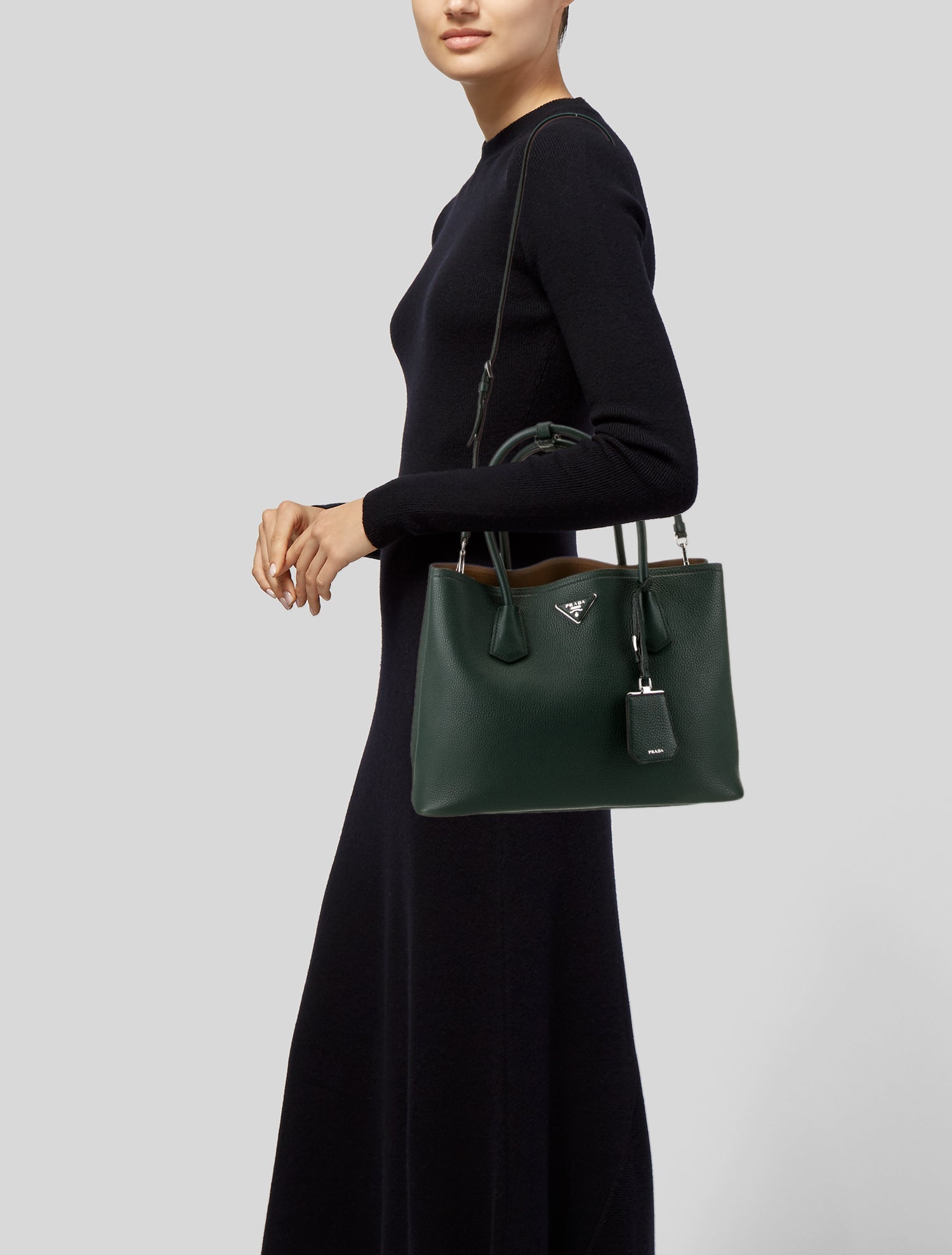 Prada Vitello Daino Leather Monochrome Medium