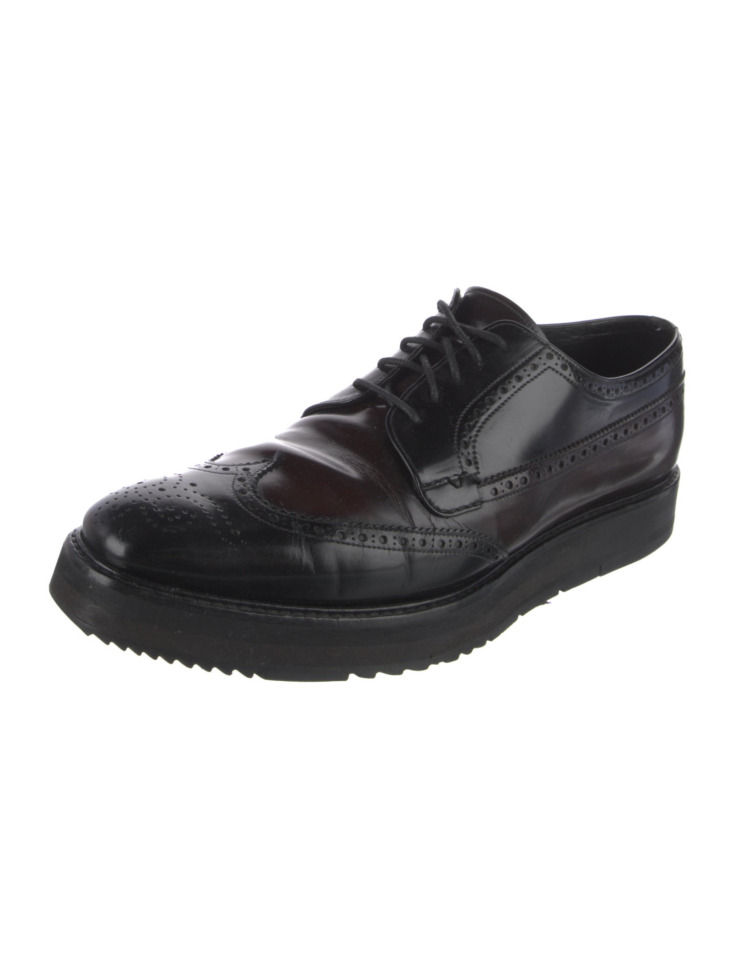 Prada Leather Brogues