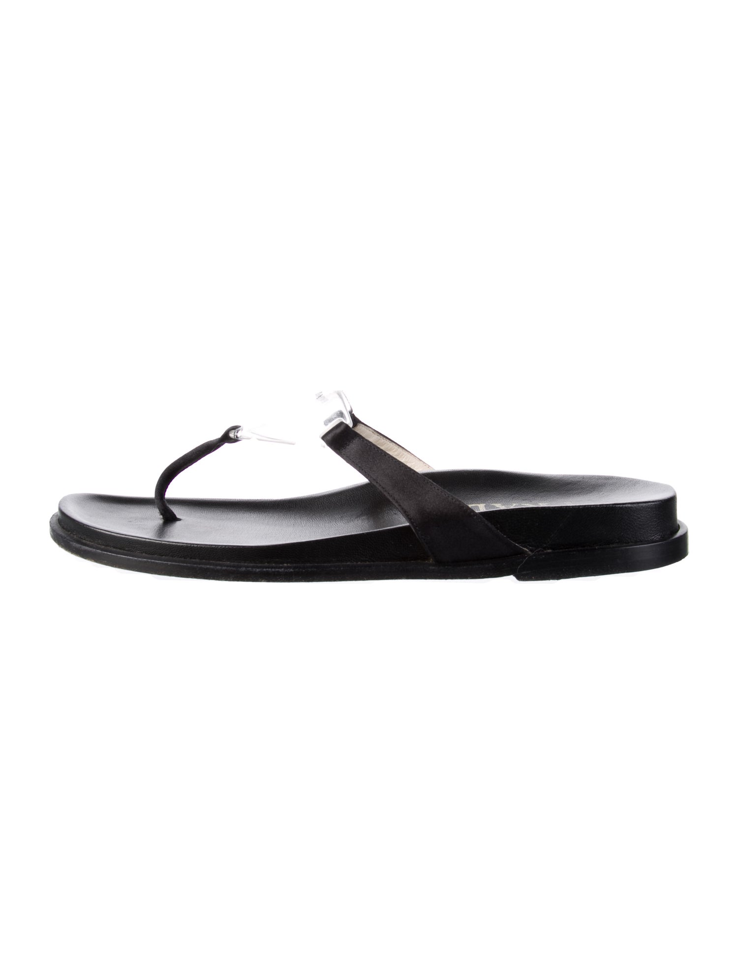 Prada Leather Flip Flops