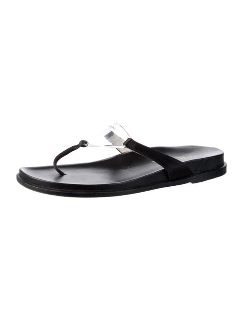 Prada Leather Flip Flops