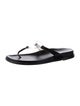 Prada Leather Flip Flops