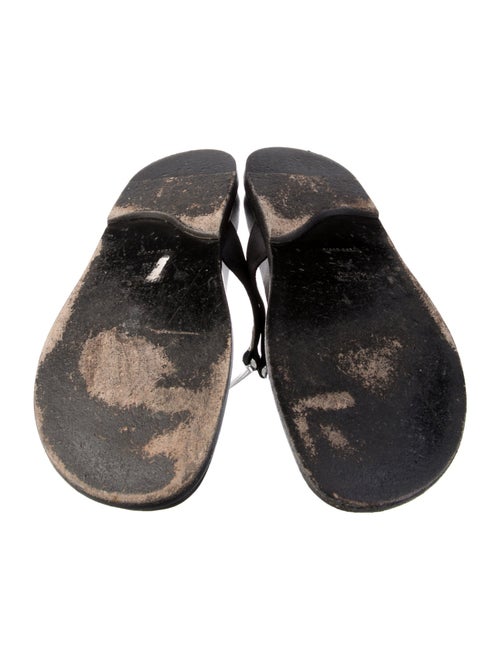 Prada Leather Flip Flops