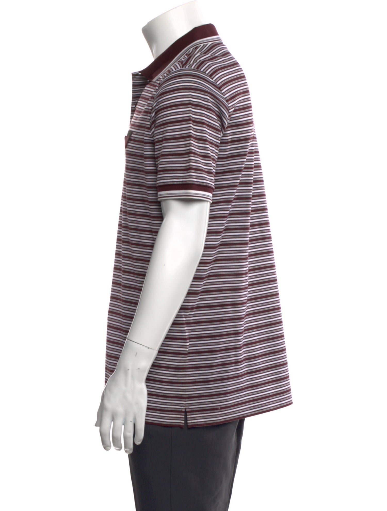 Prada 2010's Striped Polo Shirt