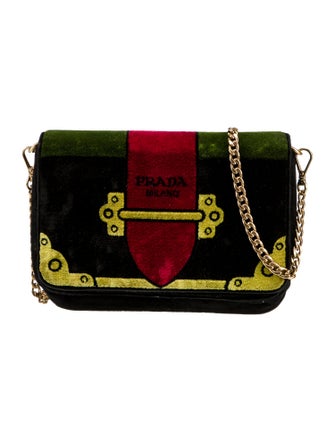 Prada Velvet Shoulder Bag Mini