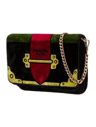 Prada Velvet Shoulder Bag Mini
