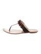 Prada Patent Leather Flip Flops