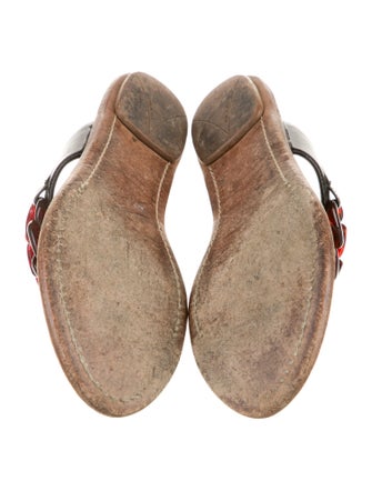 Prada Patent Leather Flip Flops