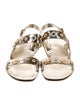 Prada Patent Leather T-Strap Sandals