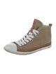 Prada Suede Wedge Sneakers