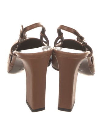 Prada Leather Slingback Pumps